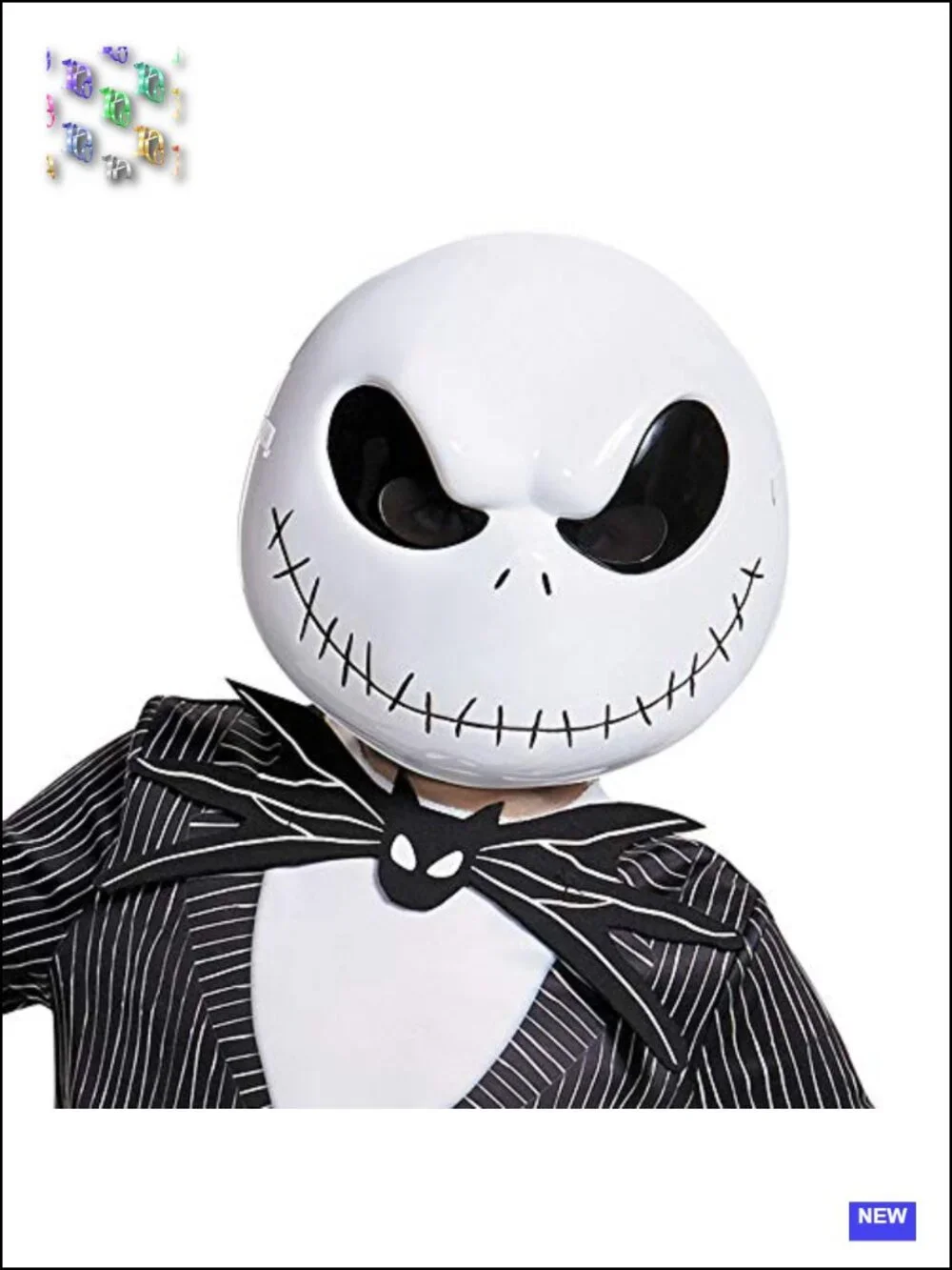 Kids Jack Skellington Costume Medium 7-8 Halloween Official
